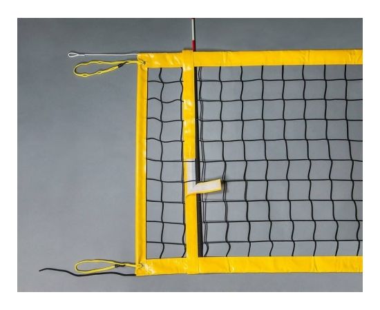 Netex Konkurētspējīgs pludmales volejbola tīkls PP3mm ar antenām 8,5x1m (Kevlar spriegošanas virve)