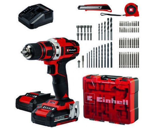Einhell cordless drill / driver set TE-CD 18/40 Li - 4513934 Аккумуляторная дрель / шуруповёрты