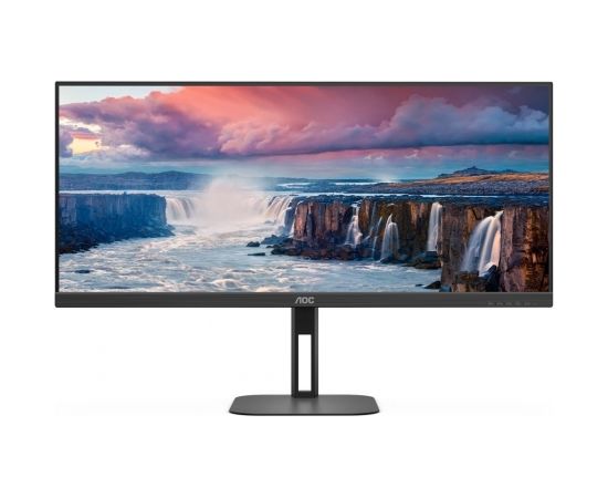 AOC V5 U34V5C/BK computer monitor 86.4 cm (34") 3440 x 1440 pixels UltraWide Quad HD LCD Black