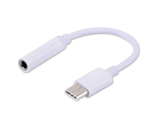 SAVIO USB Type 3.1 C (M) – Jack 3.5mm (F) Audio adapter White AK-35