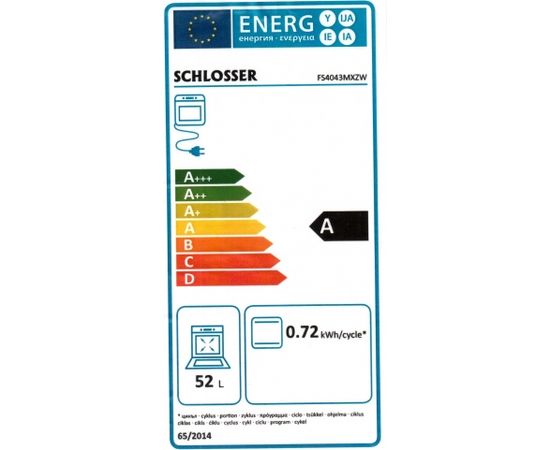 Schlosser FS4043MXZW 50 Elektriskā plīts