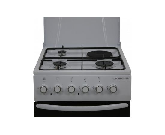 Gas cooker with electric oven Schlosser FS4313MAZW