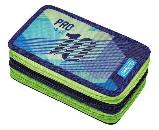 Herlitz TriCase Green Goal, wallet (green/blue, 31 pieces)