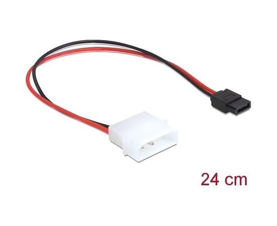 DELOCK Cable Power IDE Molex Plug > Power SATA 6 Pin