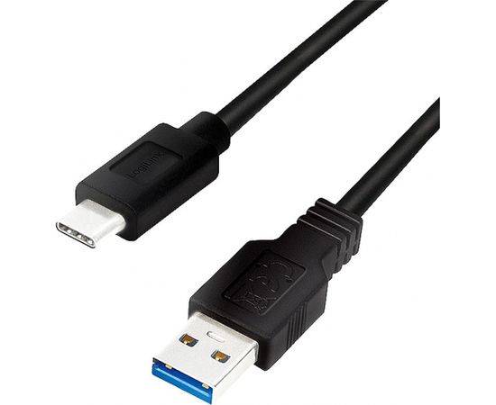 LOGILINK - USB 3.2 Gen1x1 cable, USB-A male to USB-C male, black, 3m