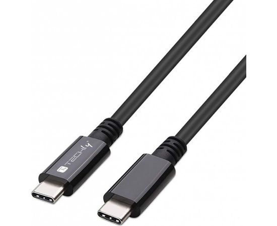 TECHLY USB 4 Gen 3 Type-C Cable M/M E-Mark 8K 40Gbps 100W PD 0.8m