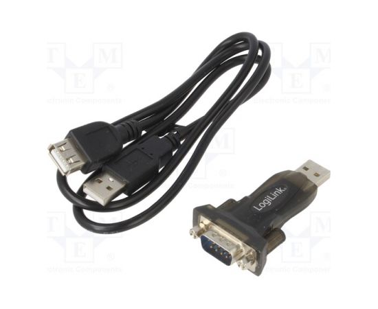 LOGILINK AU0002F USB2.0 adapter USB-A/M to DB9/M Win11