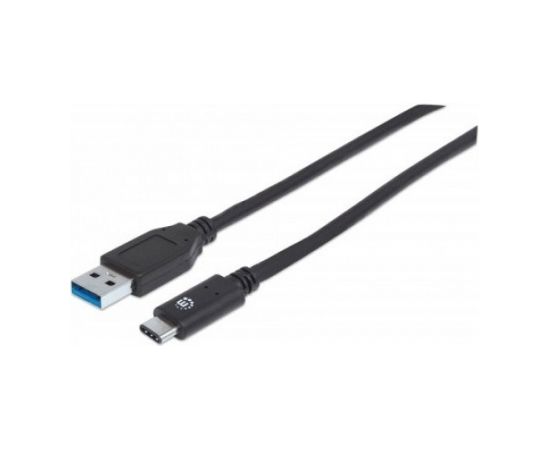 MANHATTAN USB-C 3.1 Gen2 Cable 1m C Male / A Male 3ft. black