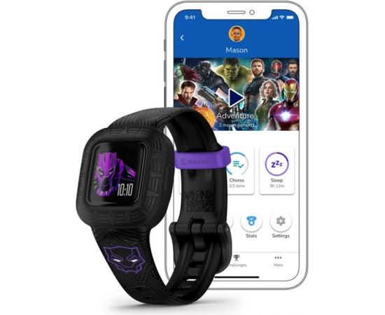 Garmin activity tracker for kids Vivofit Jr.3 Black Panther Special Edition