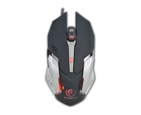 Rebeltec wired set: LED keyboard + mouse for INTERCEPTOR players