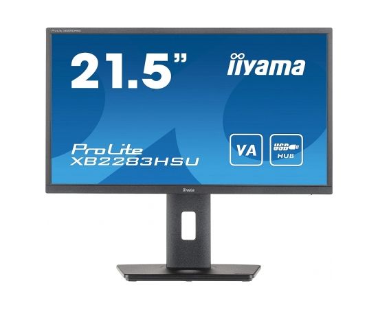 IIYAMA XB2283HSU-B1 21.5inch VA-panel 1920x1080 250cd/m2 1ms HDMI DP USB 2x2.0 Speakers