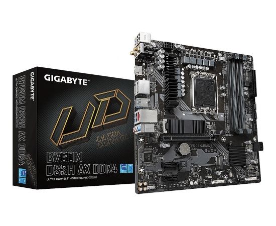 GIGABYTE B760M DS3H AX LGA1700 4xDDR4 4xSATA 2xM.2 2xDP 1xHDMI