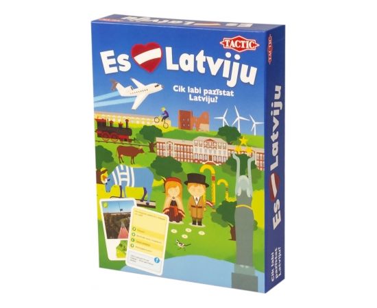 TACTIC Galda spēle "Es mīlu Latviju" (Latviešu val.)