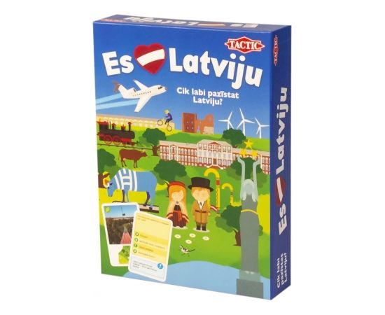 TACTIC Board Game Galda spēle "Es mīlu Latviju"