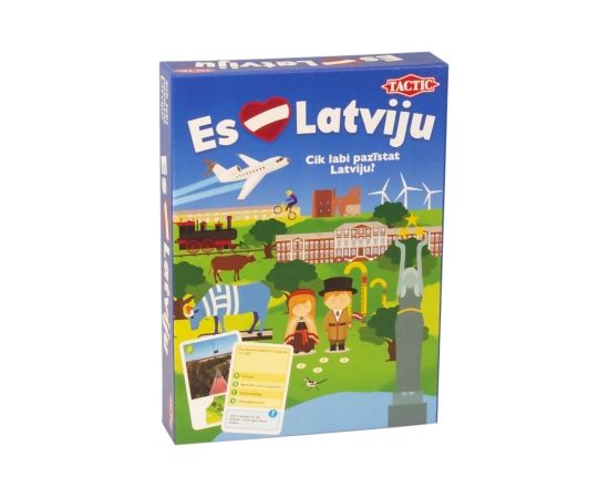 TACTIC Galda spēle "Es mīlu Latviju" (Latviešu val.)