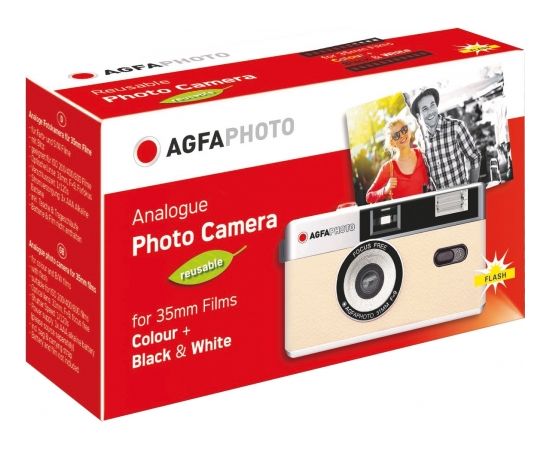 Agfaphoto reusable camera 35mm, beige