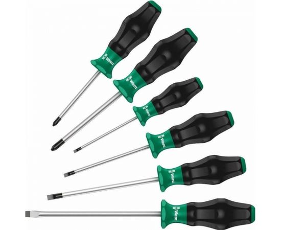 Skrūvgriežu komplekts Wera Kraftform Comfort 1334/6; 6 gab. Skrūvgrieži