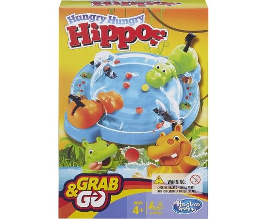 Hasbro Spēle HUNGRY HIPPO, ceļojumu formāts