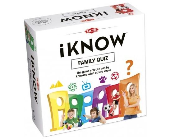 TACTIC Galda spēle "I know family" (Latviešu val.)