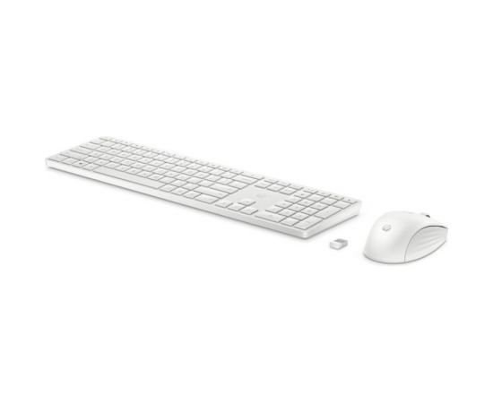 HP Wireless 650 Mouse Keyboard Combo - White - ENG / 4R016AA#ABB