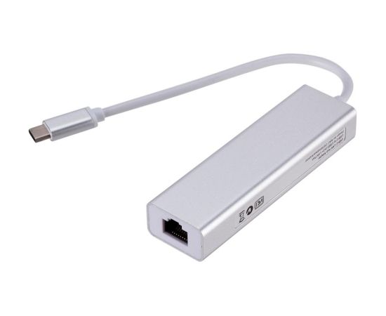 RoGer AD15642 USB-C Hubs - Sadalītājs 3 x USB 3.0 / RJ45