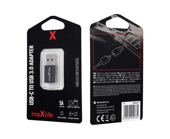 Maxlife USB-C to USB 3.0 adapter