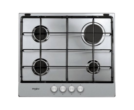 Whirlpool TGML 650 IX hob Silver Built-in Gas 4 zone(s)