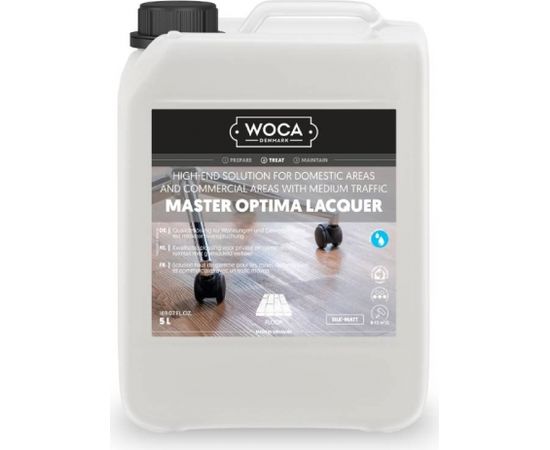 WOCA Laka Master Optima Lacquer matēta 5 l 690126A