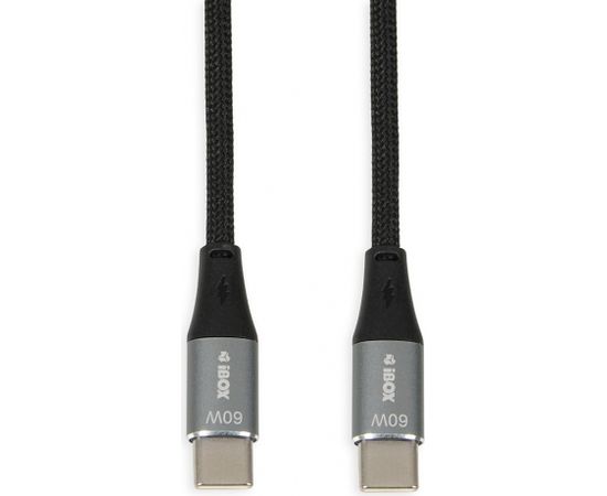 iBOX IKUTC USB-C cable 60W 2m Black