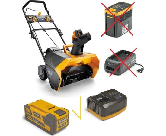 Sniega tīrītājs Stiga ST 4851 AE; 48 V (bez akumulatora un lādētāja) (izstādes priekšmets) Sniega pūtēji