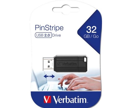 Verbatim Store n Go 32GB Pinstripe USB 2.0 black