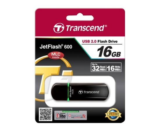Transcend JetFlash 600      16GB USB 2.0
