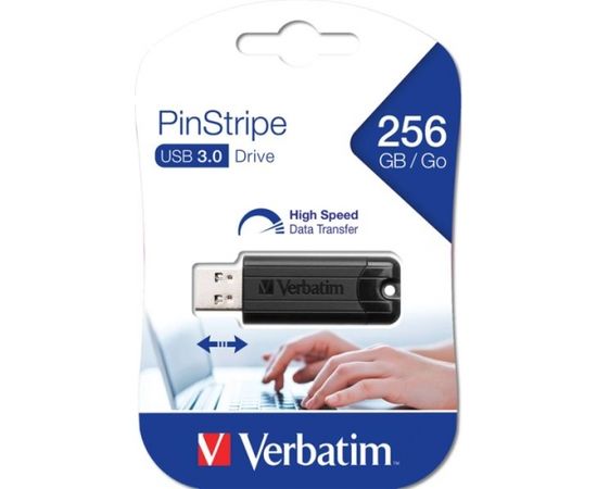 Verbatim Store n Go        256GB Pinstripe USB 3.0 black