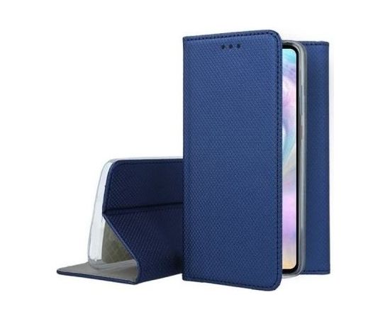 Mocco Smart Magnet Book Case Grāmatveida Maks Telefonam Samsung Galaxy A12 / M12 Zils
