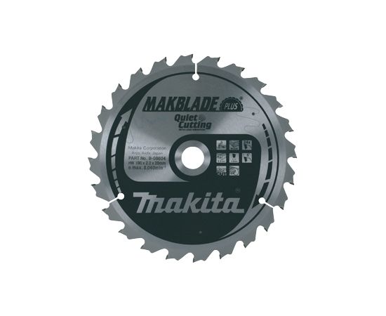 Griešanas disks kokam Makita MAKBLADE PLUS; 260x2,3x30,0 mm; Z40; 5°