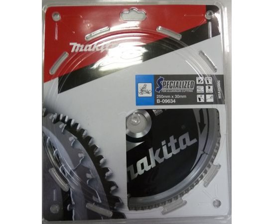 Griešanas disks alumīnijam Makita; 250x2,4x30,0 mm; Z80; -5°