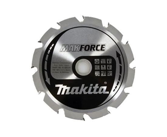 Griešanas disks kokam Makita; 190x2x30,0 mm; Z12; 20°