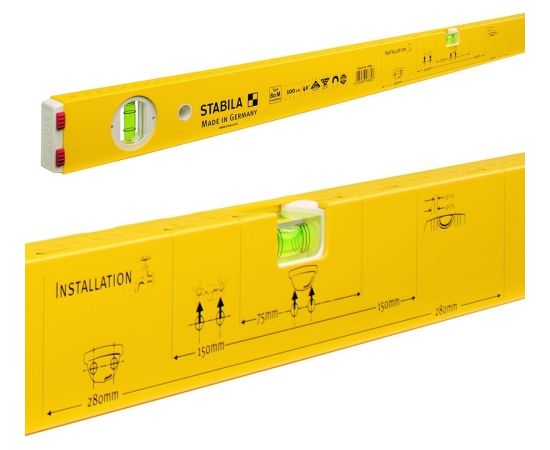 Līmeņrādis Stabila 80M; 100 cm Mērinstrumenti, Attāluma un līmeņa mērītāji