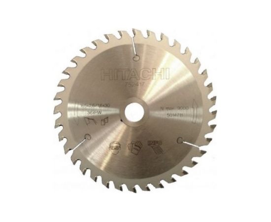 Griešanas disks kokam Hitachi; 165x2,6x30,0/20,0 mm; Z36