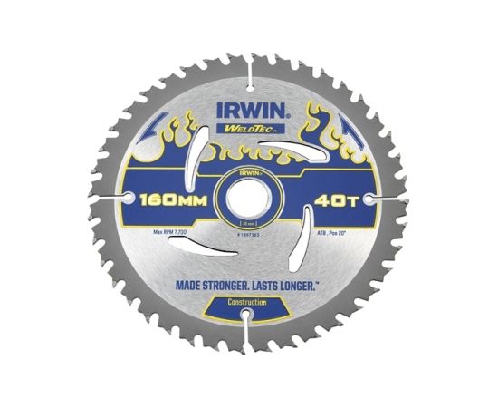 Griešanas disks kokam Irwin; Ø160 mm