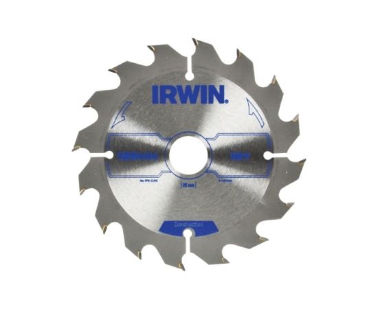 Griešanas disks kokam Irwin; 125x2,5x20,0 mm; Z16