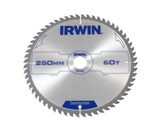 Griešanas disks kokam Irwin; 250x3x30,0 mm; Z60