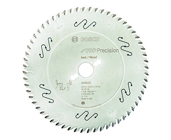 Griešanas disks kokam Bosch; 250x3,2x30,0 mm; Z60; 10°