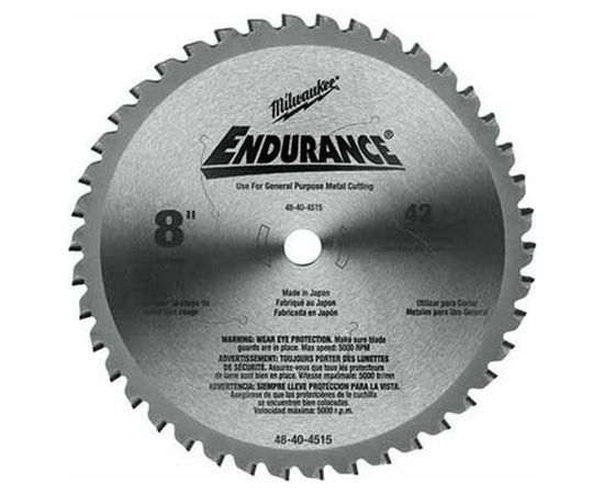 Griešanas disks metālam Milwaukee; 203x1,8x15,87 mm; Z42; 0°