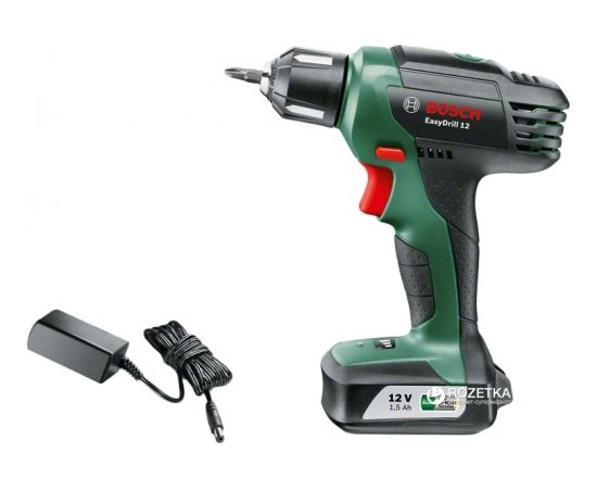 Urbjmašīna-skrūvgriezis Bosch EasyDrill 12; 12 V; 1x1,5 Ah akum.