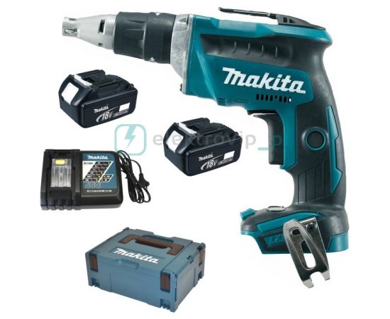 Skrūvgriezis Makita DFS452RFE; 18 V; 2x3,0 Ah akum.