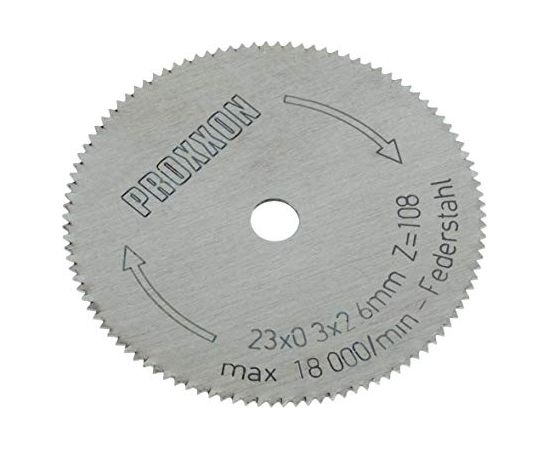 Griešanas disks Proxxon; 23x0,3x2,6 mm; Z108