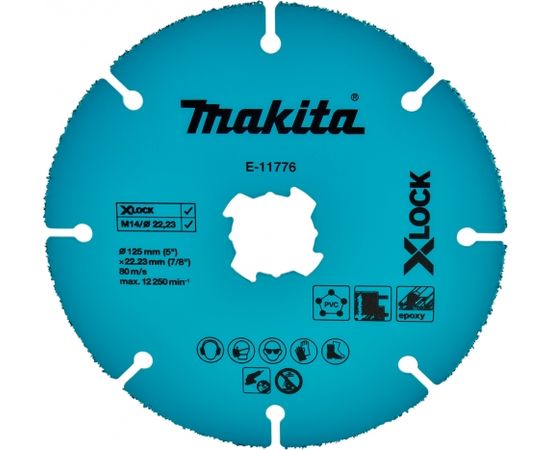 Griešanas disks Makita E-11776; 125x2x22,23 mm