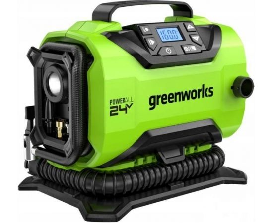 Akumulatora gaisa kompresors Greenworks G24IN; 24 V (bez akumulatora un lādētāja)