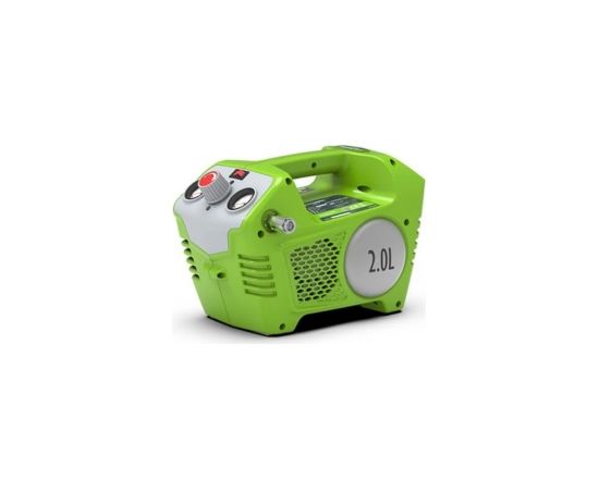 Akumulatora gaisa kompresors Greenworks G40AC; 40 V (bez akumulatora un lādētāja)